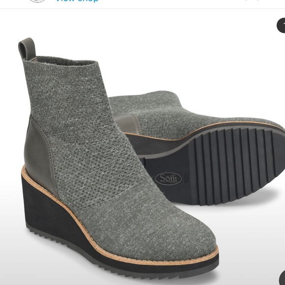 Sofft
Elaina Waterproof Knit Wedge Booties. - Picture 3 of 11